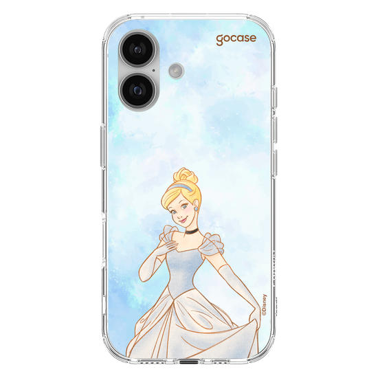 Capinha para celular  Princesas - Cinderela em Aquarela