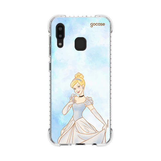 Capinha para celular  Princesas - Cinderela em Aquarela