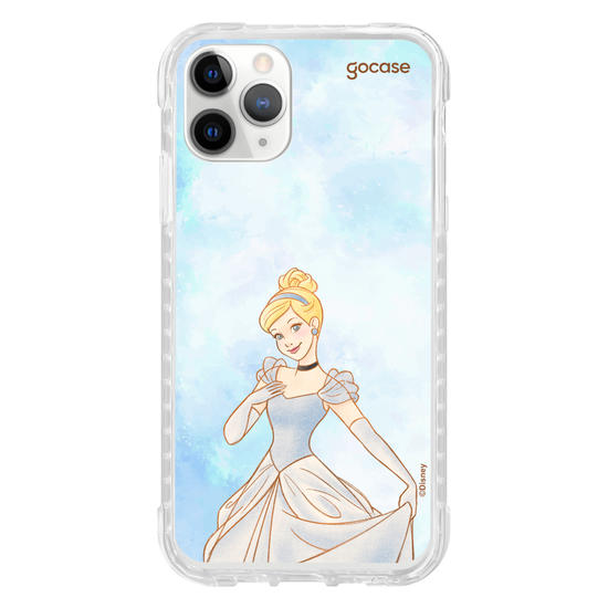 Capinha para celular  Princesas - Cinderela em Aquarela