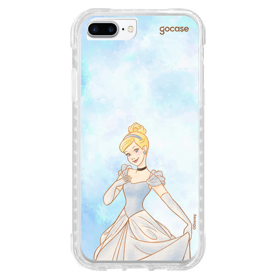 Capinha para celular  Princesas - Cinderela em Aquarela