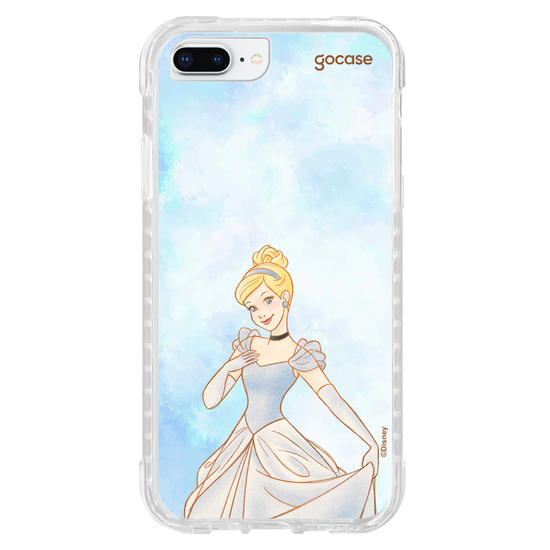 Capinha para celular  Princesas - Cinderela em Aquarela