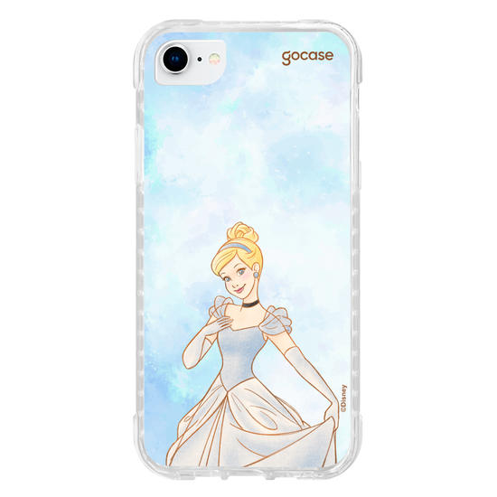 Capinha para celular  Princesas - Cinderela em Aquarela
