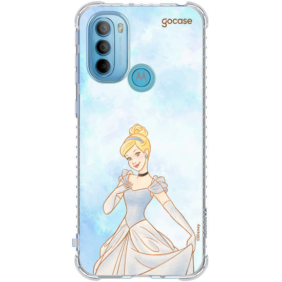 Capinha para celular  Princesas - Cinderela em Aquarela