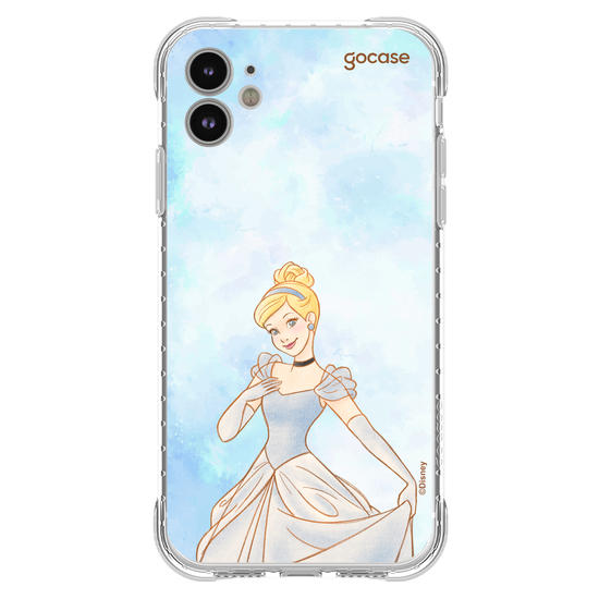 Capinha para celular  Princesas - Cinderela em Aquarela