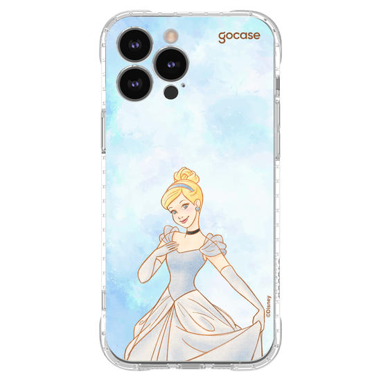 Capinha para celular  Princesas - Cinderela em Aquarela