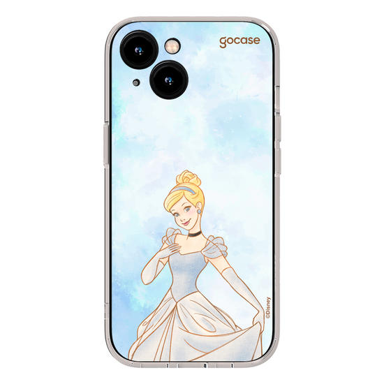 Capinha para celular  Princesas - Cinderela em Aquarela