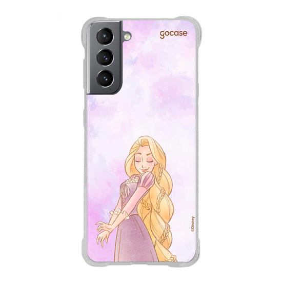 Capinha para celular  Princesas - Rapunzel em Aquarela