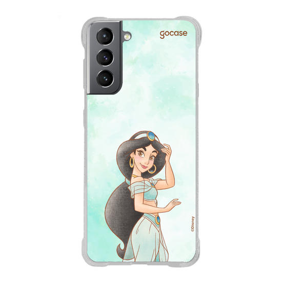 Capinha para celular  Princesas - Jasmine em Aquarela