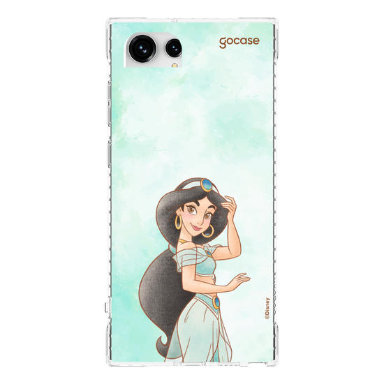 Capinha para celular  Princesas - Jasmine em Aquarela