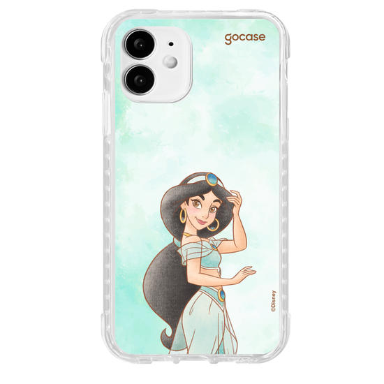 Capinha para celular  Princesas - Jasmine em Aquarela