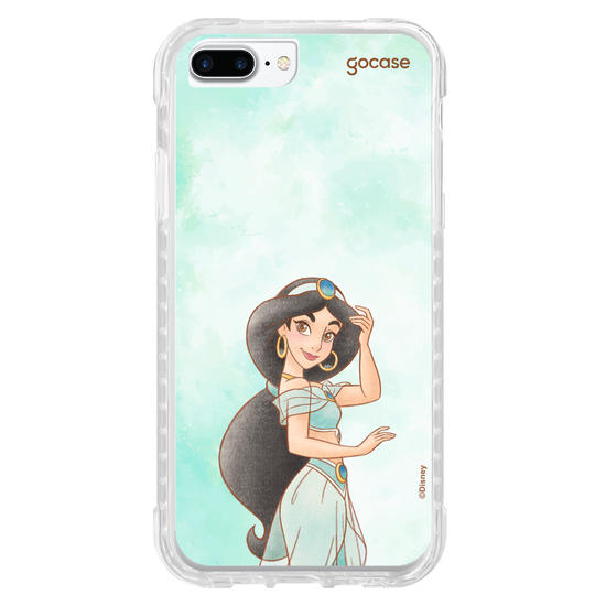 Capinha para celular  Princesas - Jasmine em Aquarela