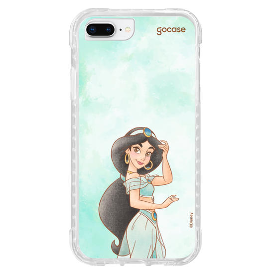 Capinha para celular  Princesas - Jasmine em Aquarela