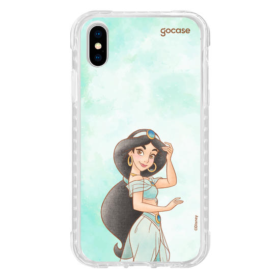 Capinha para celular  Princesas - Jasmine em Aquarela