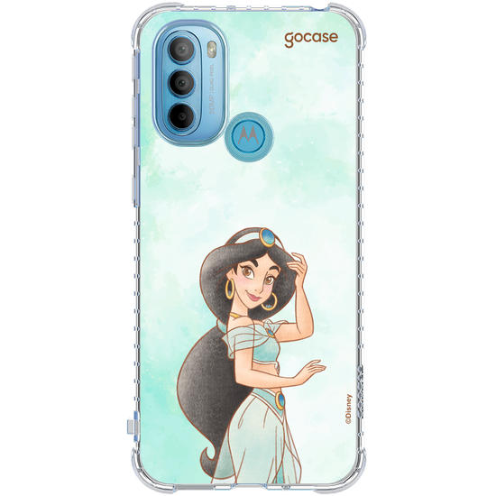 Capinha para celular  Princesas - Jasmine em Aquarela
