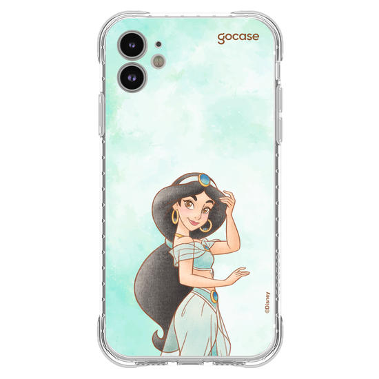 Capinha para celular  Princesas - Jasmine em Aquarela
