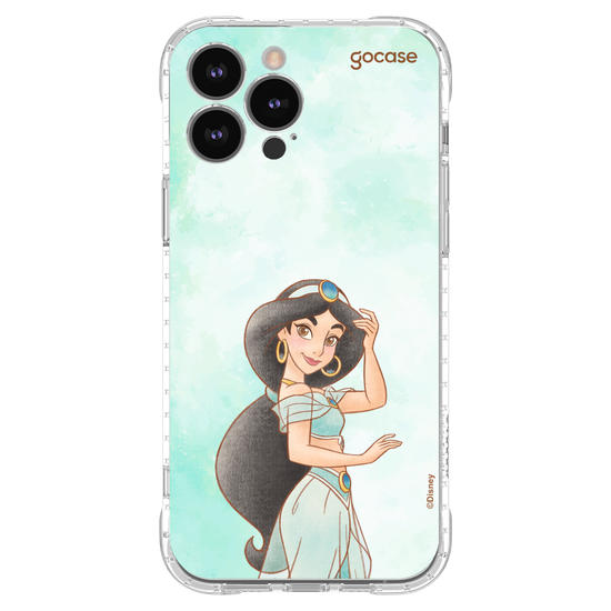 Capinha para celular  Princesas - Jasmine em Aquarela