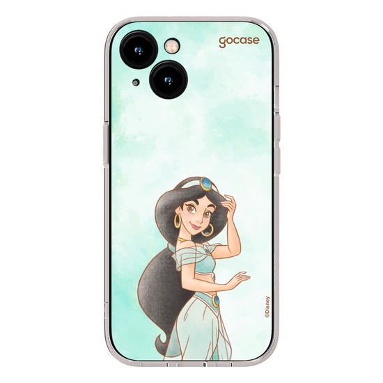 Capinha para celular  Princesas - Jasmine em Aquarela