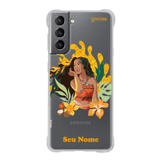 Capinha para celular  Moana Live Action - Brilho do Sol