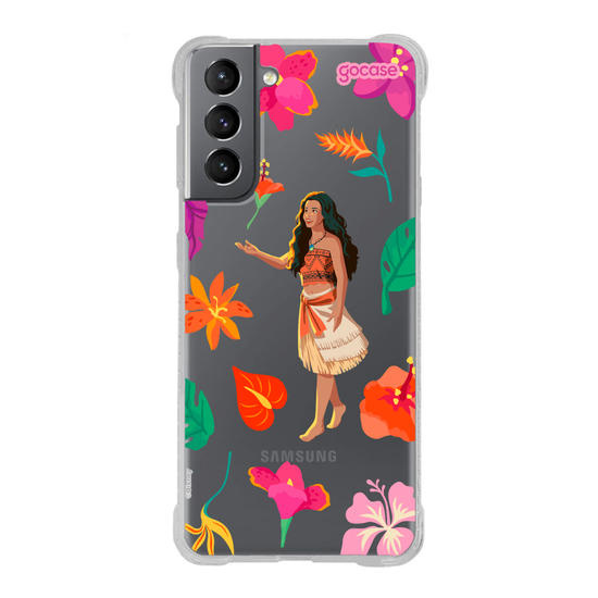 Capinha para celular   Moana Live Action - Jardim Florido