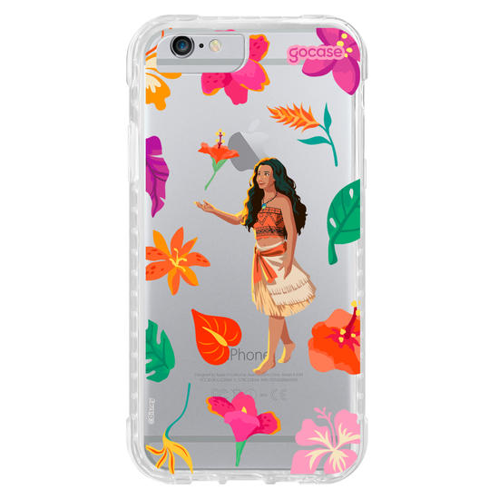 Capinha para celular   Moana Live Action - Jardim Florido