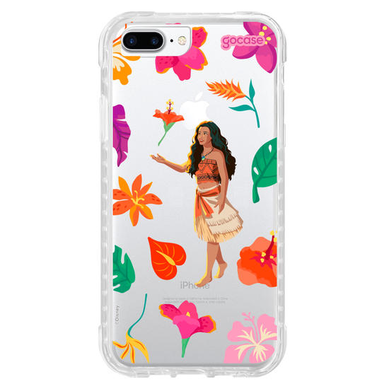 Capinha para celular   Moana Live Action - Jardim Florido