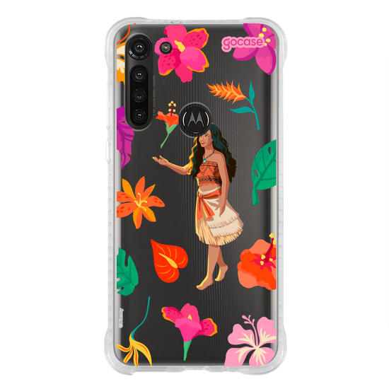 Capinha para celular   Moana Live Action - Jardim Florido