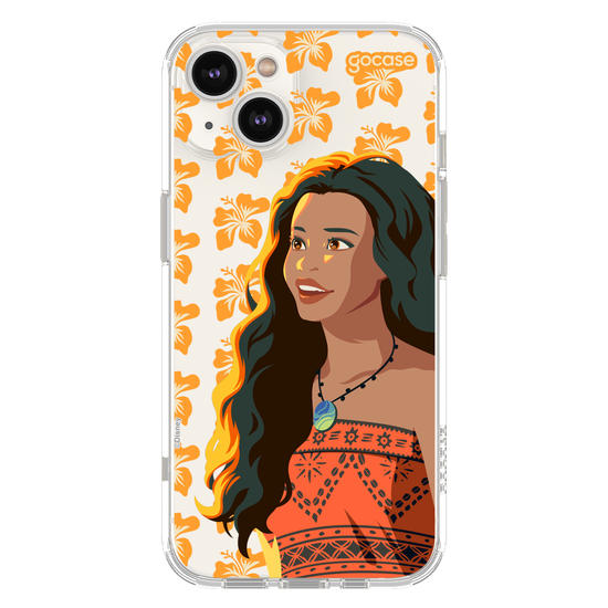  Moana Live Action - Hibíscos Laranja