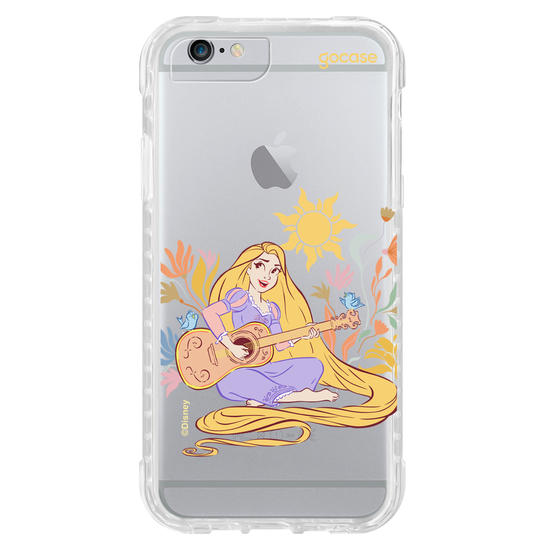 Capinha para celular  Enrolados - Flowers e Melodies