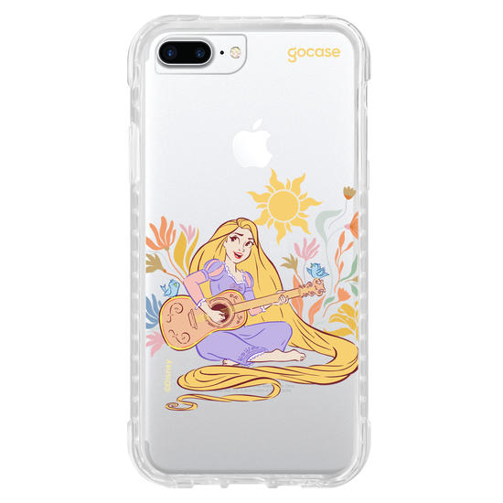 Capinha para celular  Enrolados - Flowers e Melodies