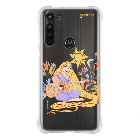 Capinha para celular  Enrolados - Flowers e Melodies