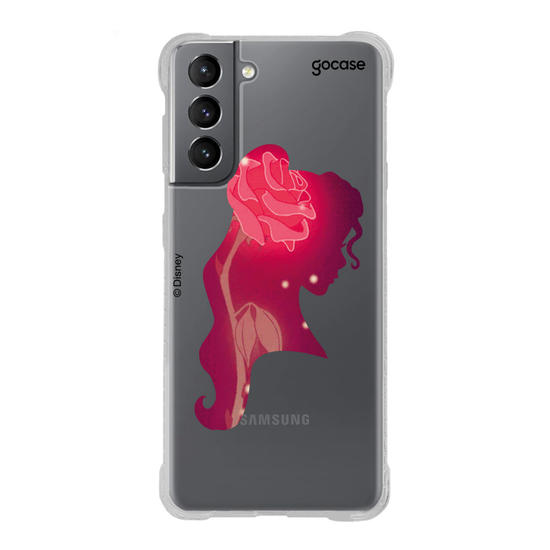 Capinha para celular Disney - Princesas - A Bela e a Fera Rose Bud