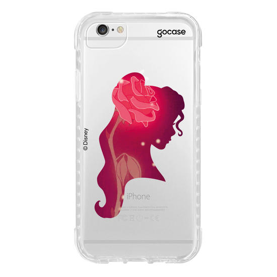 Capinha para celular Disney - Princesas - A Bela e a Fera Rose Bud