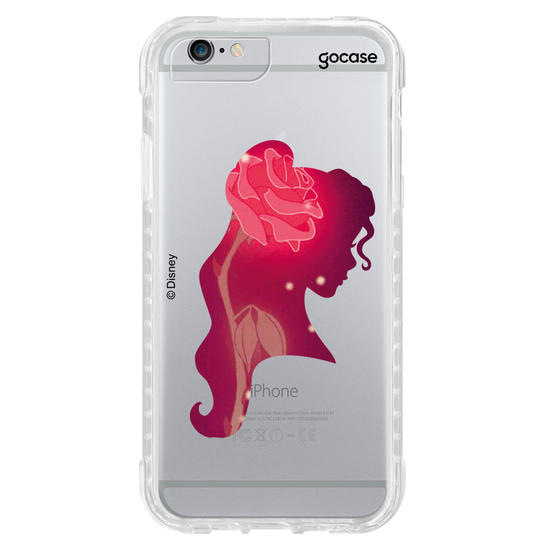 Capinha para celular Disney - Princesas - A Bela e a Fera Rose Bud