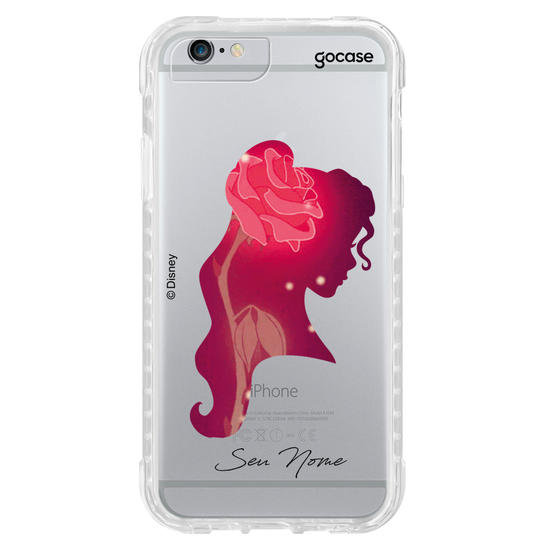 Capinha para celular Disney - Princesas - A Bela e a Fera Rose Bud