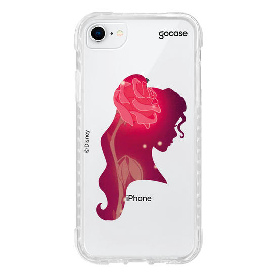 Capinha para celular Disney - Princesas - A Bela e a Fera Rose Bud