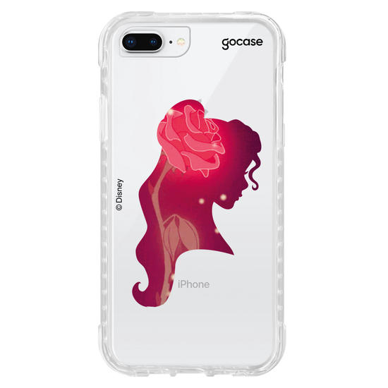 Capinha para celular Disney - Princesas - A Bela e a Fera Rose Bud