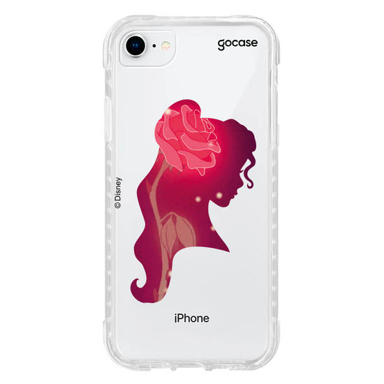 Capinha para celular Disney - Princesas - A Bela e a Fera Rose Bud