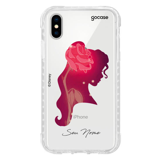 Capinha para celular Disney - Princesas - A Bela e a Fera Rose Bud