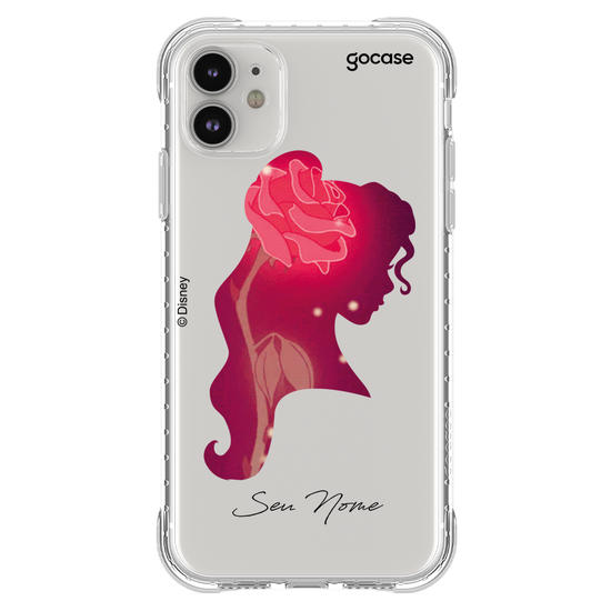 Capinha para celular Disney - Princesas - A Bela e a Fera Rose Bud