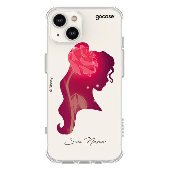 Capinha para celular Disney - Princesas - A Bela e a Fera Rose Bud