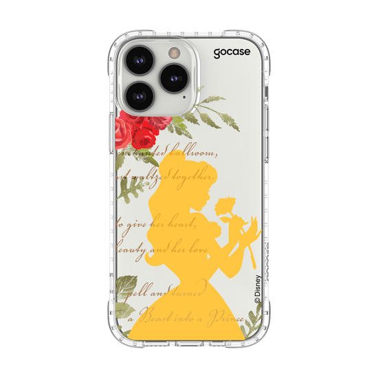 Capinha para celular Disney - Princesas -A Bela e a Fera Roses