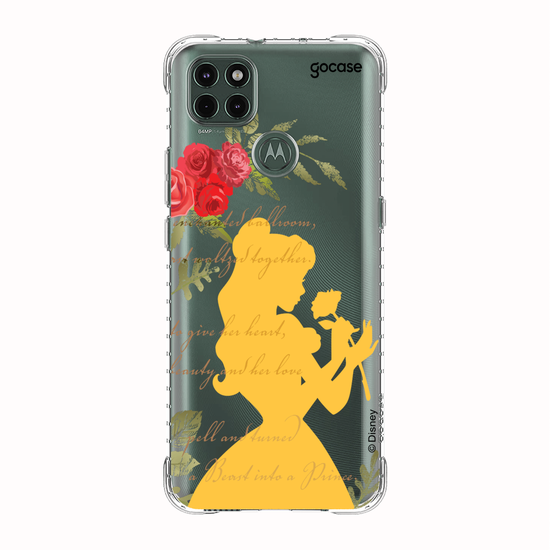Capinha para celular Disney - Princesas -A Bela e a Fera Roses