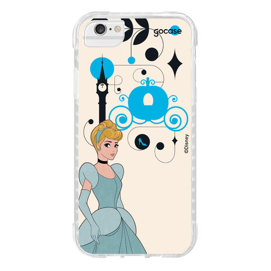 Capinha para celular Disney - Princesas - Cinderela Inicial Fancy