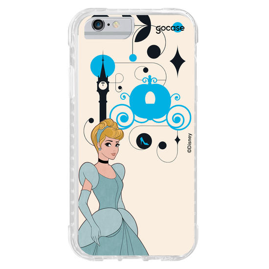 Capinha para celular Disney - Princesas - Cinderela Inicial Fancy