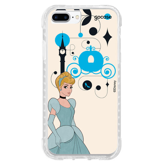 Capinha para celular Disney - Princesas - Cinderela Inicial Fancy