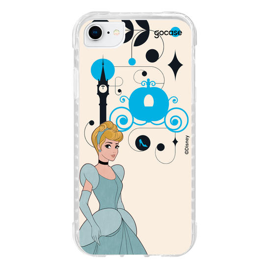 Capinha para celular Disney - Princesas - Cinderela Inicial Fancy