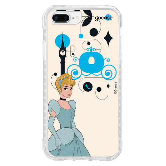 Capinha para celular Disney - Princesas - Cinderela Inicial Fancy