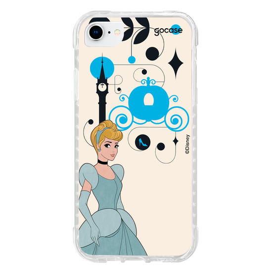 Capinha para celular Disney - Princesas - Cinderela Inicial Fancy