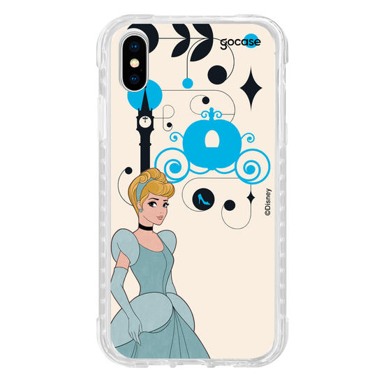 Capinha para celular Disney - Princesas - Cinderela Inicial Fancy