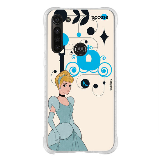 Capinha para celular Disney - Princesas - Cinderela Inicial Fancy